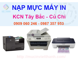 Bơm Mưc Máy In Tận Nơi KCN Tây Bắc Huyện Củ Chi