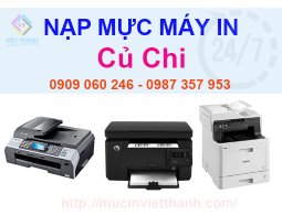 Nạp Mực Máy In Củ Chi