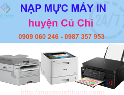 Nạp Mực Máy In Huyện Củ Chi